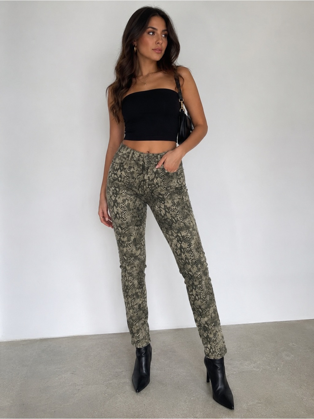 Zara size 4 Snake Print Skinny Pants